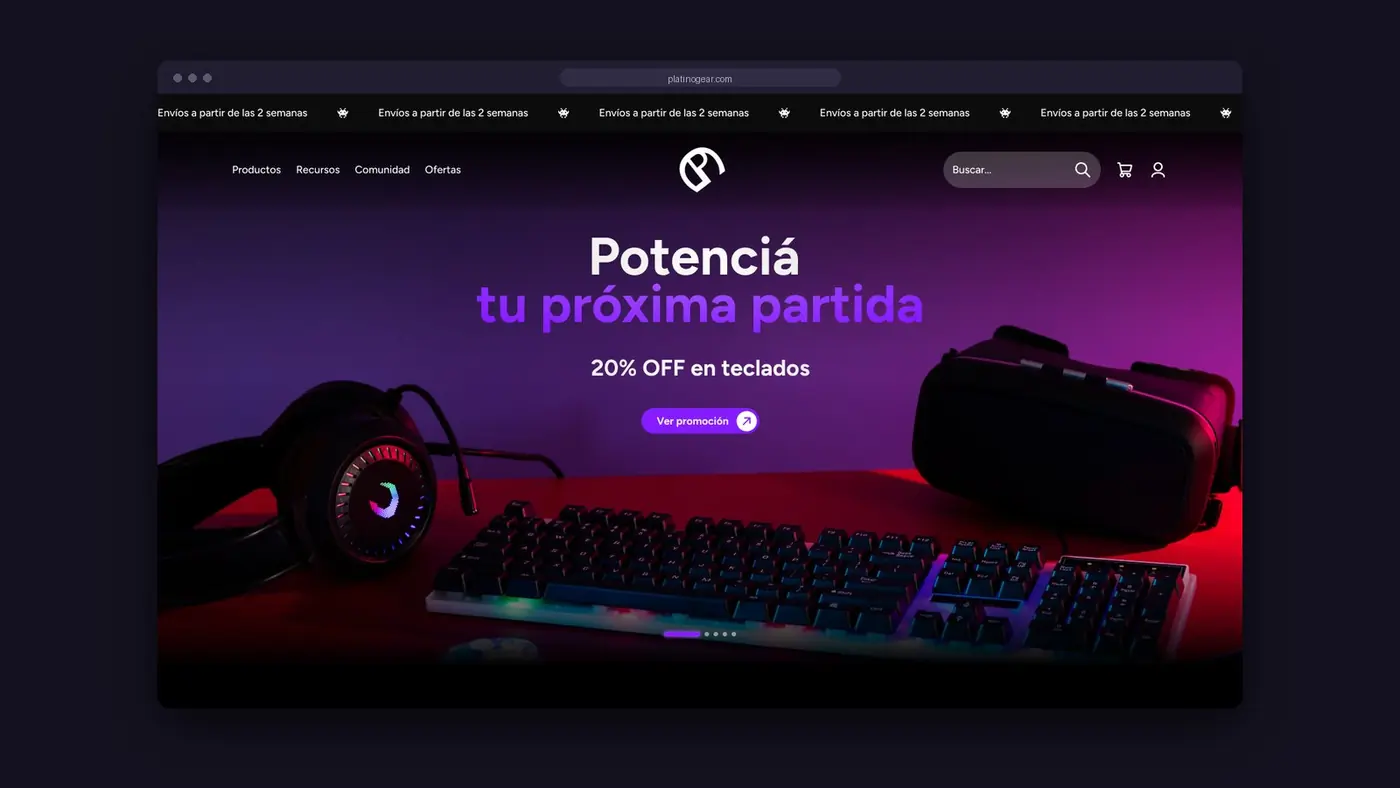 Sitio de Platino Gear